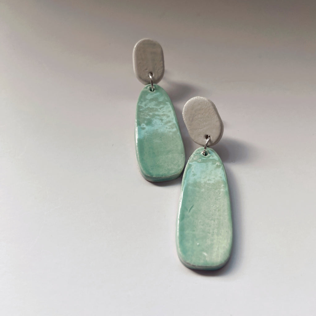 ceramic  statement earrings