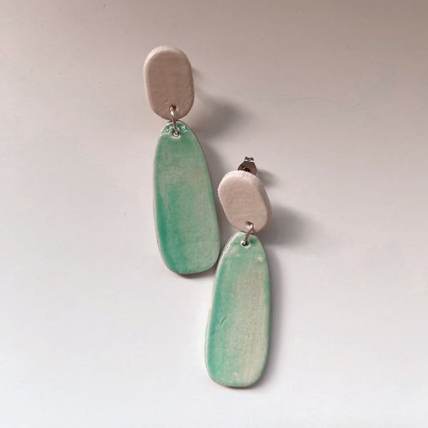 ceramic  statement earrings