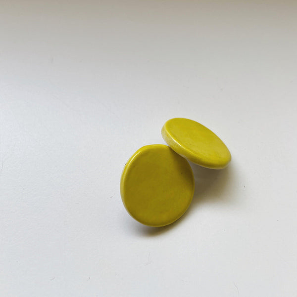 Neon Chartreuse Studs - gloriafaye