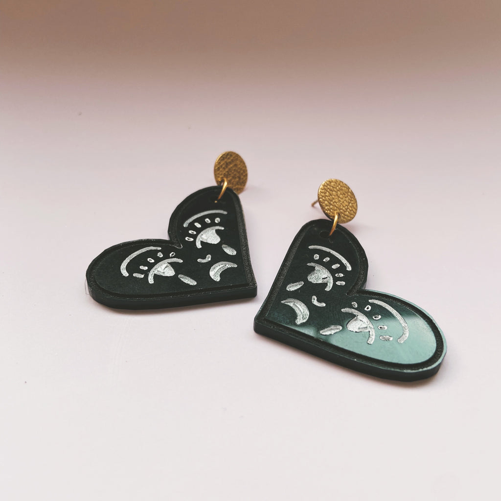 acrylic earrings