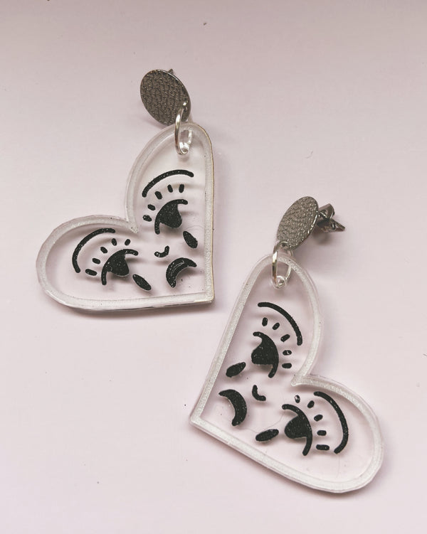 acrylic earrings