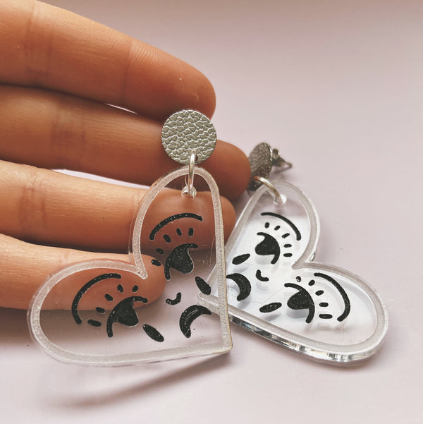 acrylic earrings