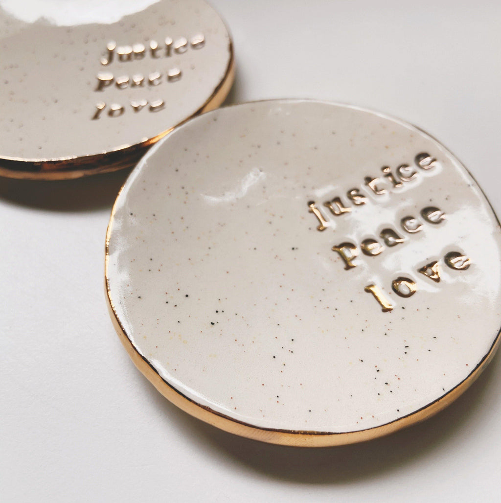 Justice Peace Love - gloriafaye