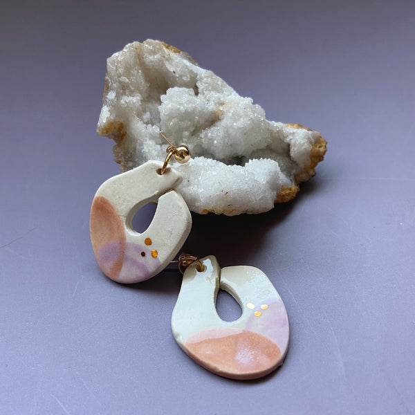 ceramic earrings