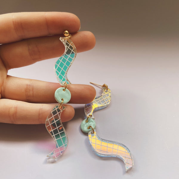 Acrylic earrings