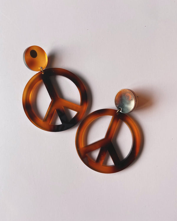 Tortoise Acrylic  Earrings