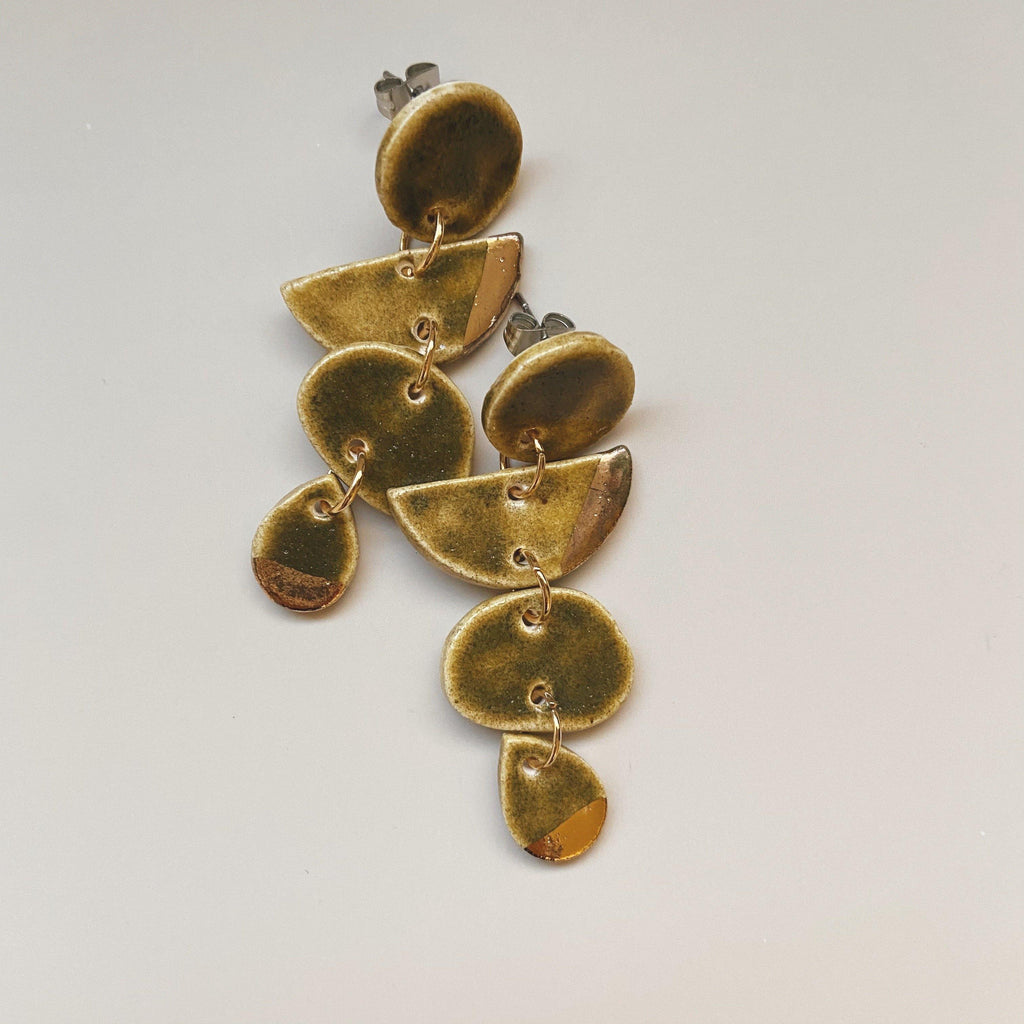 statement ceramic earrings