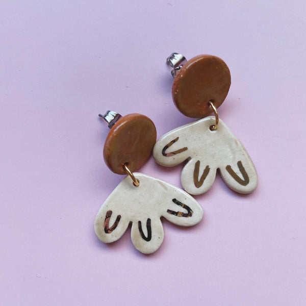 ceramic earrings