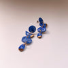 cobalt ceramic earrings