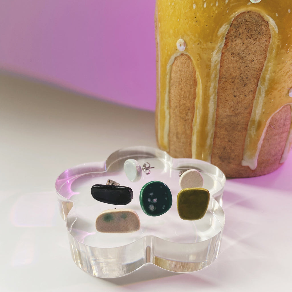 abstract ceramic studs