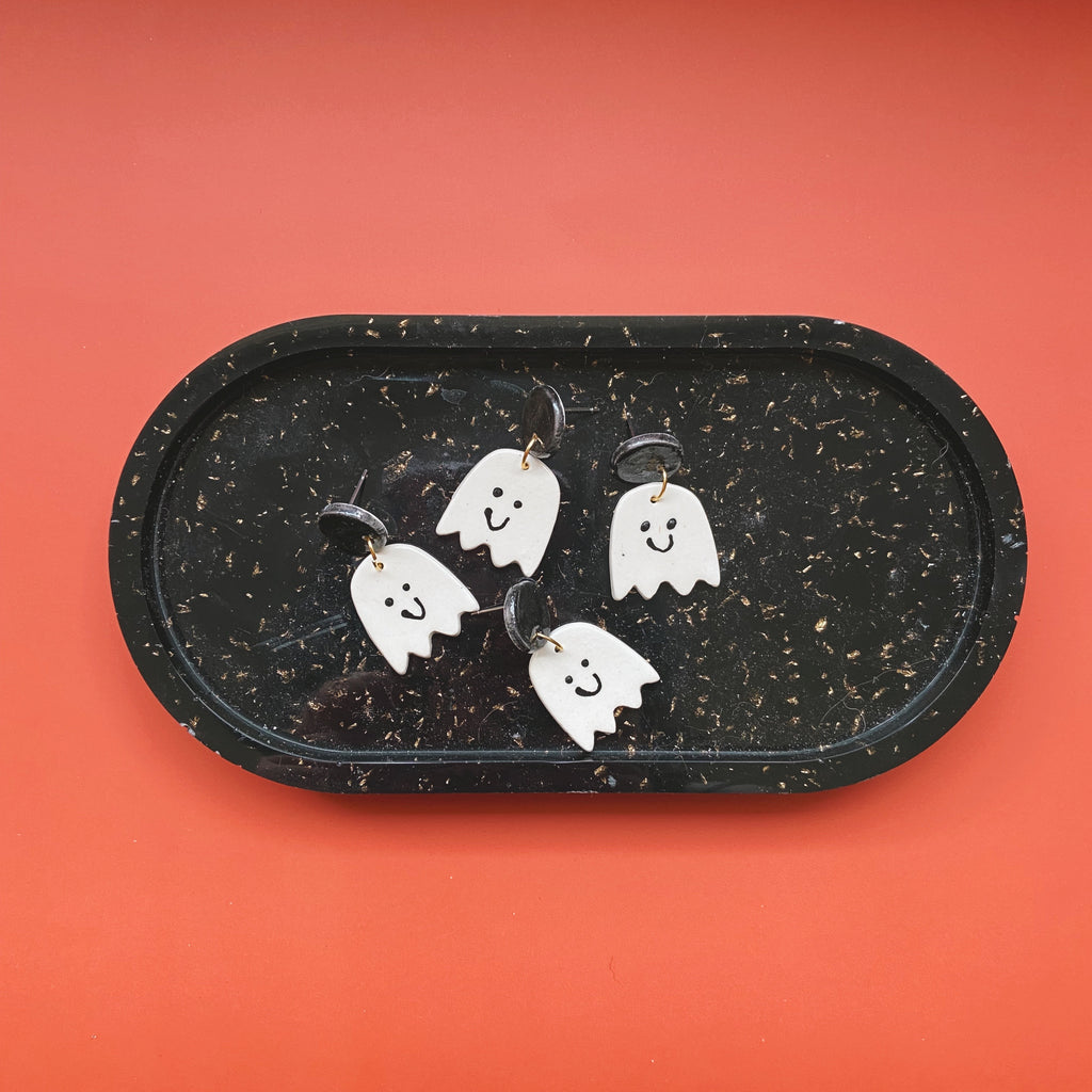 ceramic halloween earrings