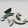 Emerald Arch Statement Earrings - gloriafaye