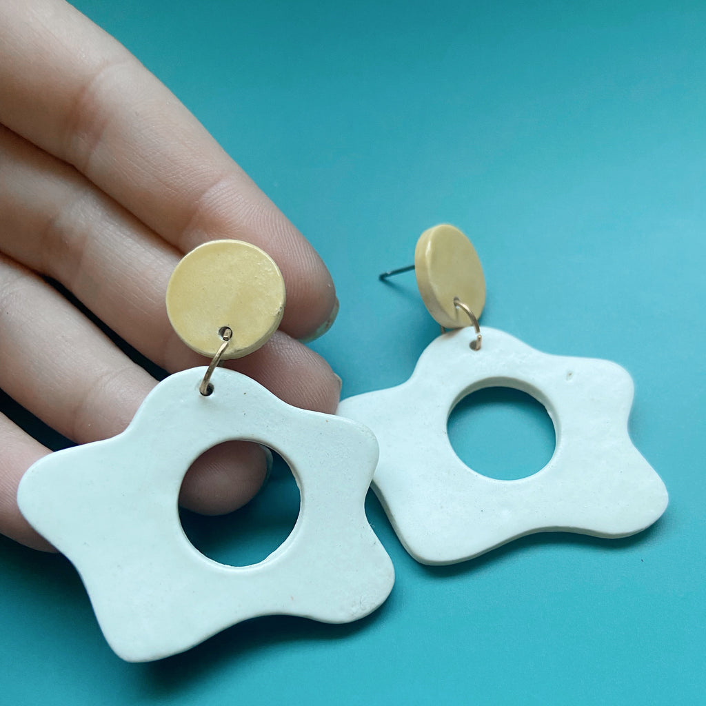 ceramic earrings