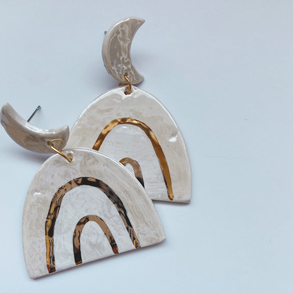 ceramic earrings