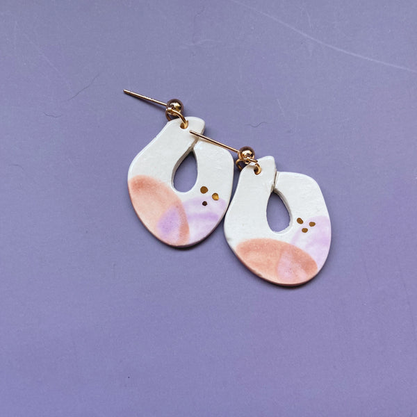 ceramic earrings