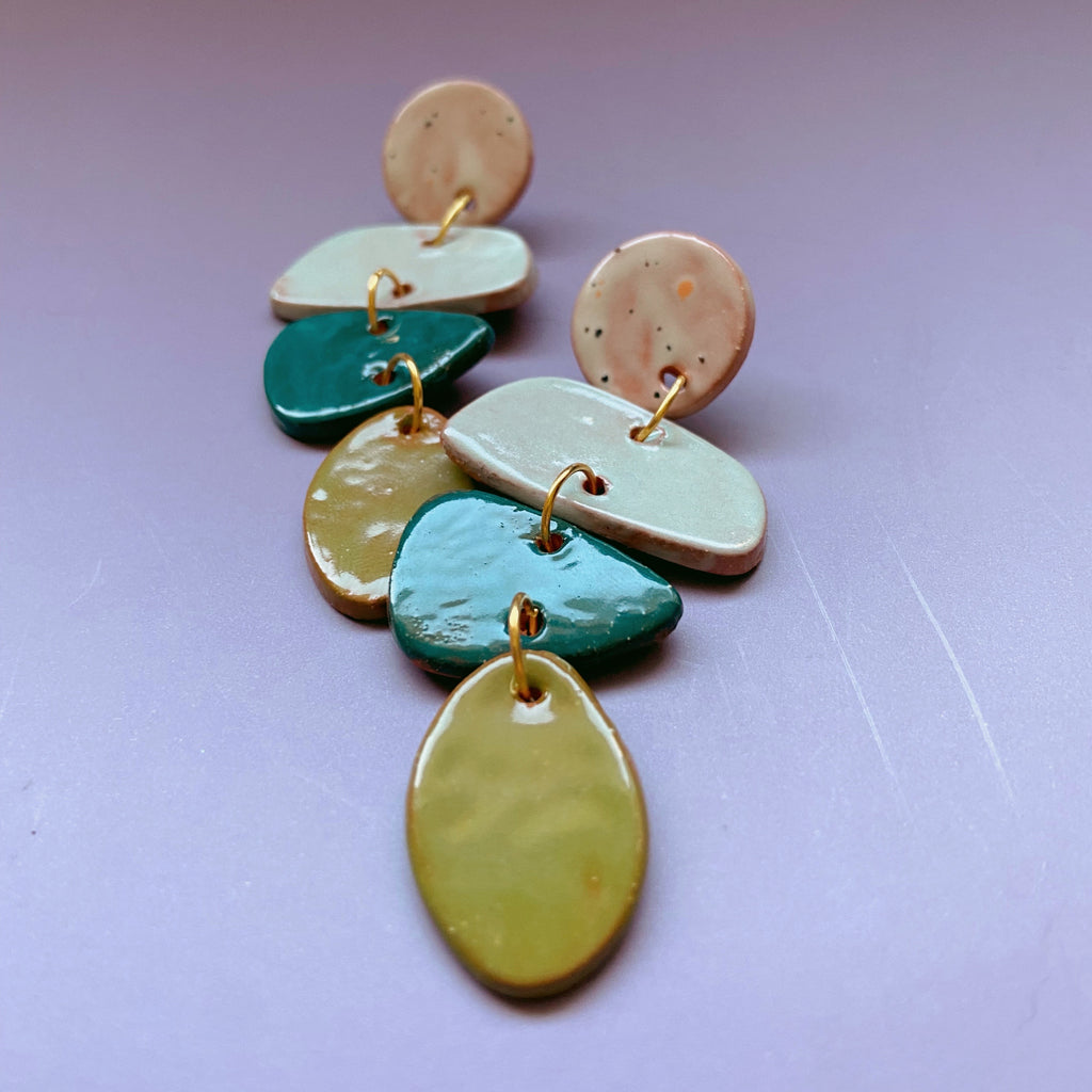 ceramic earrings