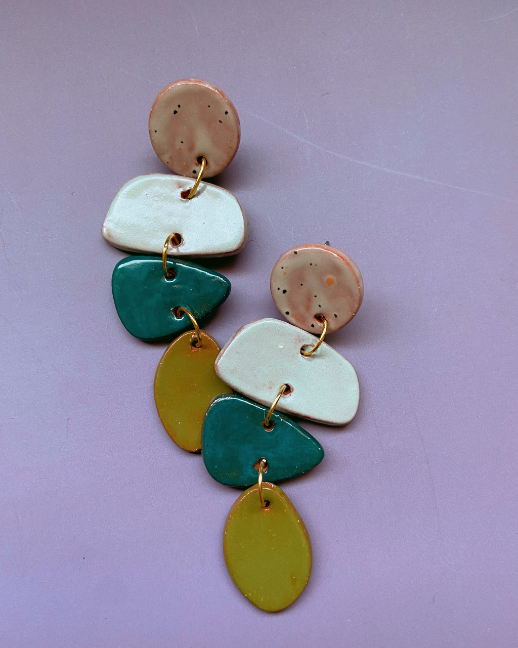 ceramic earrings