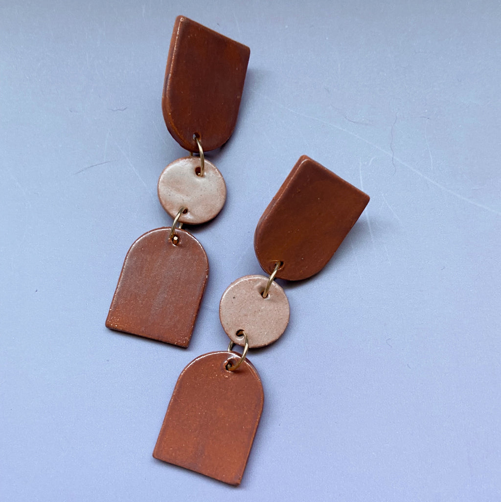 ceramic earrings