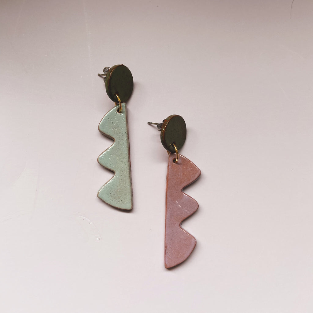 ceramic earrings