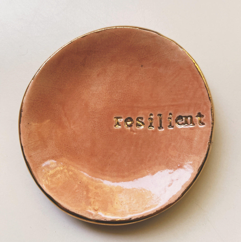 resilient ceramic dish