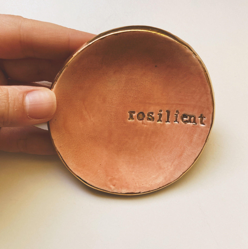 resilient ceramic dish