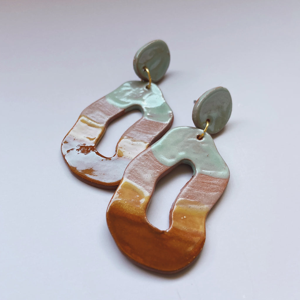 ceramic earrings