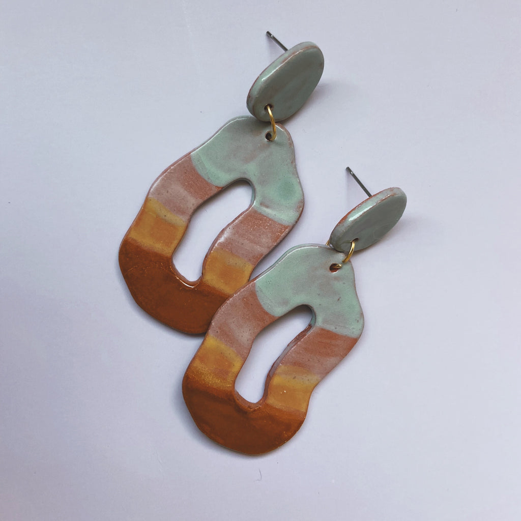 ceramic earrings